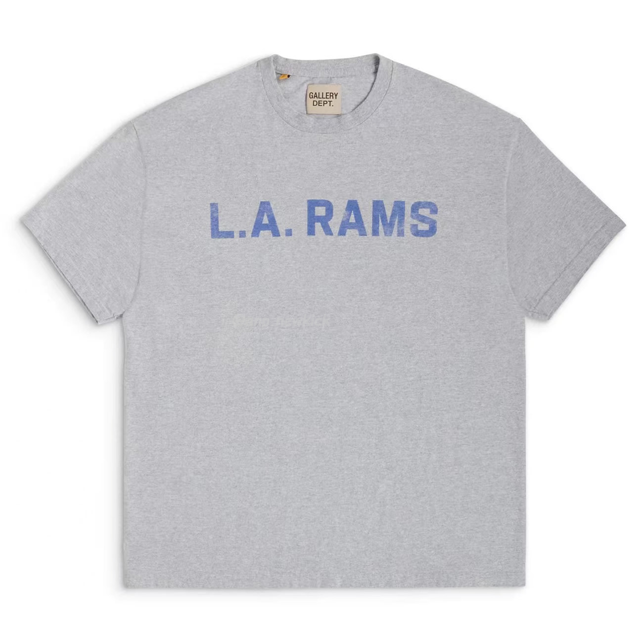 Gallery Dept X La Rams Color Block Tee Rams Co Branded Old Print Contrast Short Sleeve T Shirt (5) - newkick.app